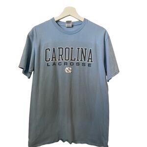 North Carolina Tar Heels Men’s Medium Screened "CAROLINA LACROSSE" T-shirt